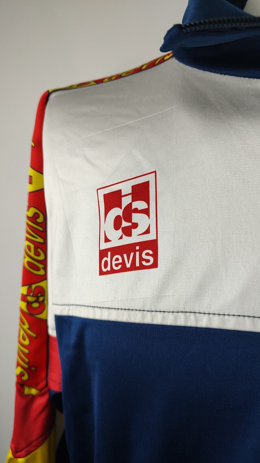 DEVI'S STRIANO GIACCA SPORT CALCIO UOMO Tg L MAN VINTAGE JACKET