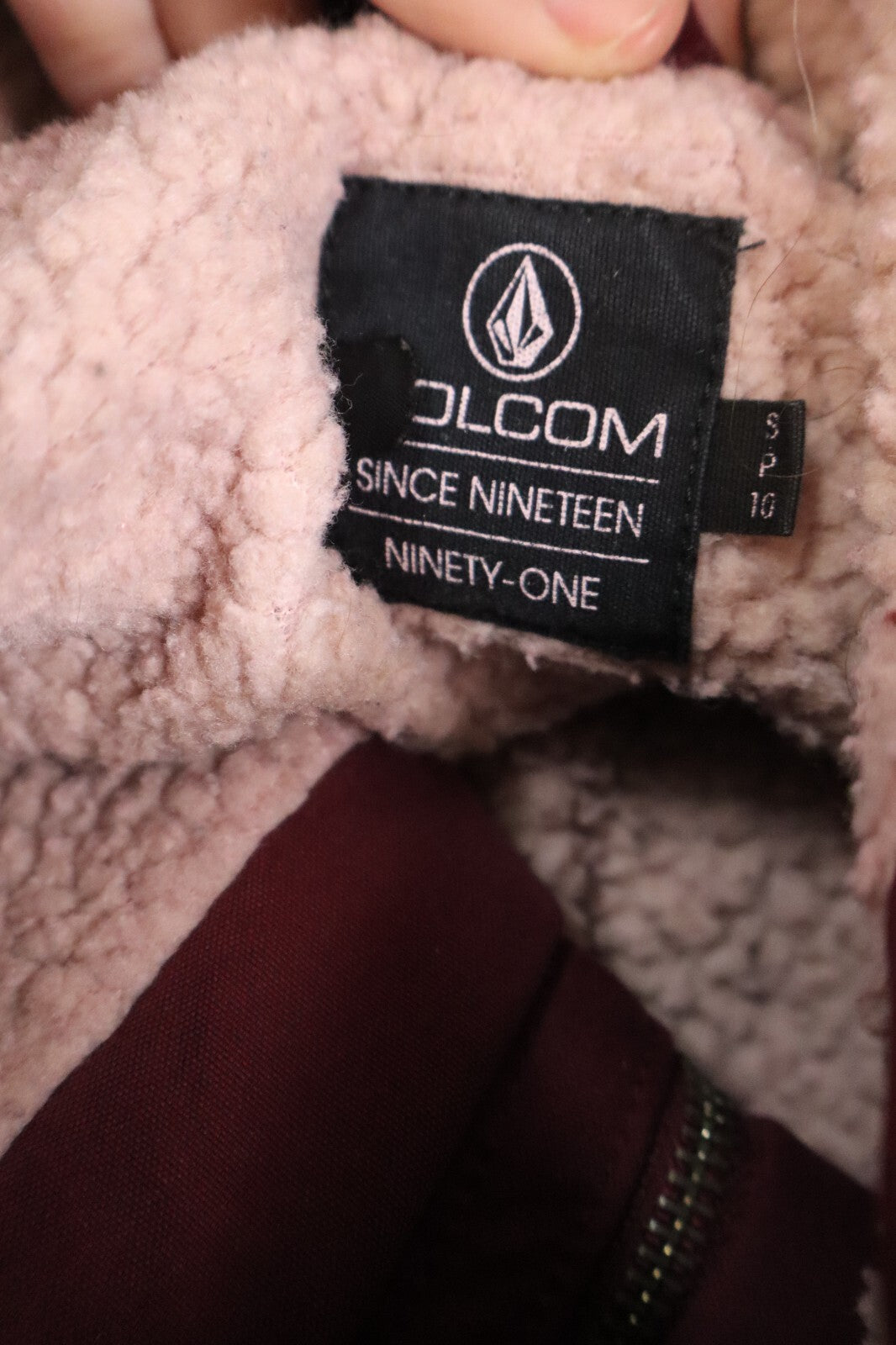 VOLCOM GIUBBINO IMBOTTITO DONNA Tg S VINTAGE WOMAN JACKET VINTAGE