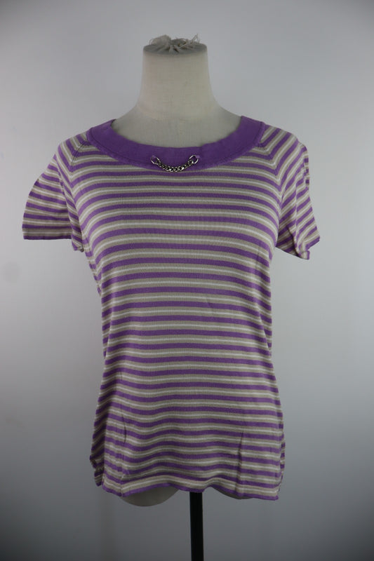 LUISA SPAGNOLI MAGLIA DONNA TG M WOMAN T-SHIRT CASUAL VINTAGE MANICA CORTA