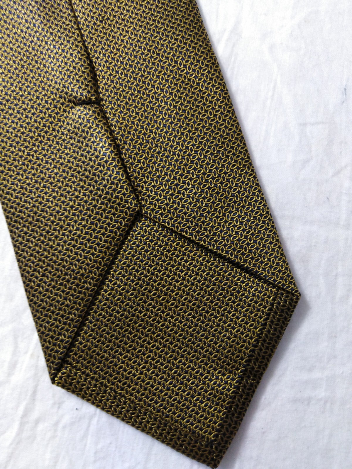 L'ARTE DELLA CAMICIA  SILK TIE SETA CRAVATTA SELF TIPPED NECKTIE MADE IN ITALY