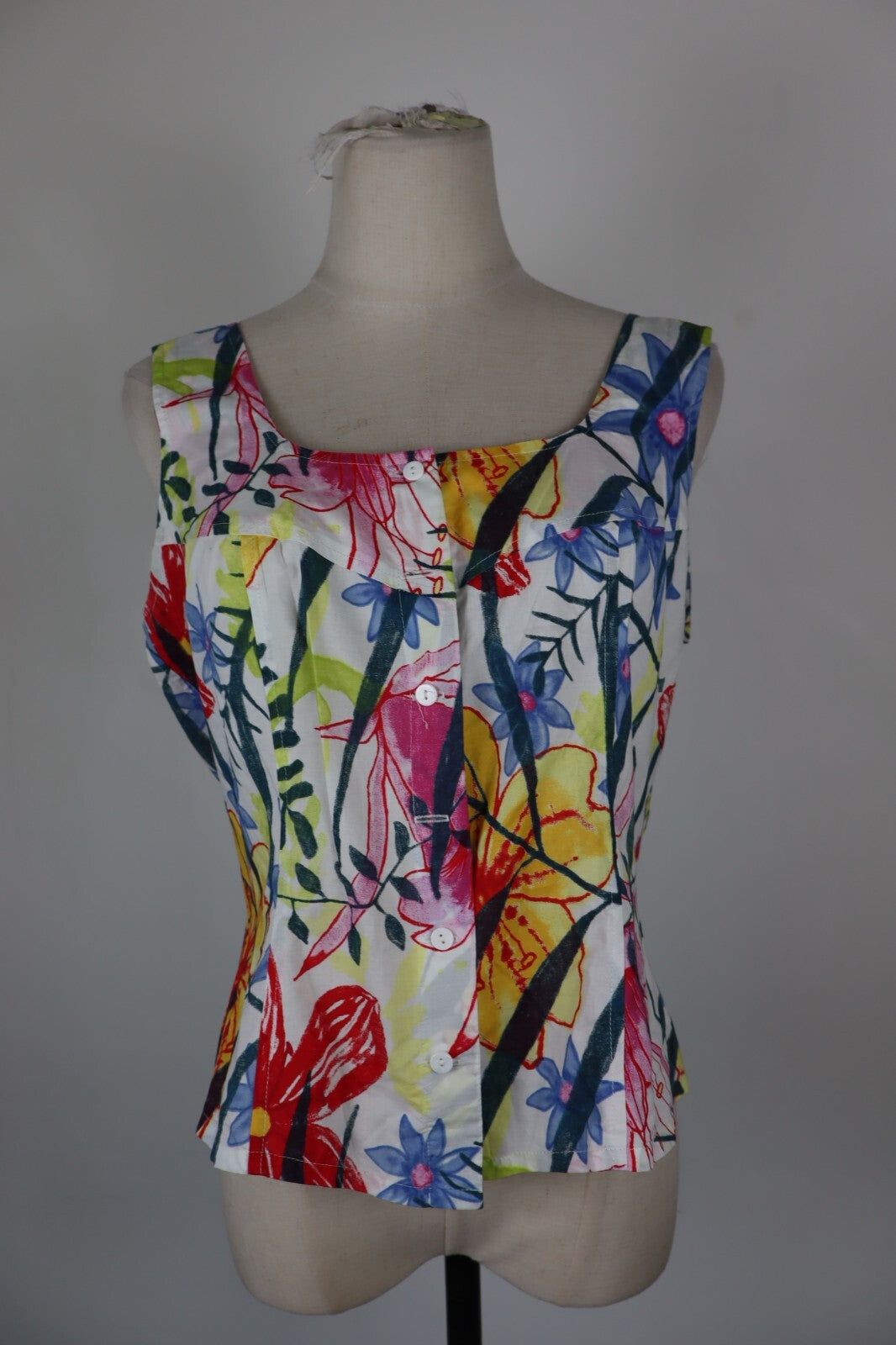 MARELLA MAGLIA TOP CANOTTA DONNA TG. 50 WOMAN CASUAL VINTAGE T-SHIRT