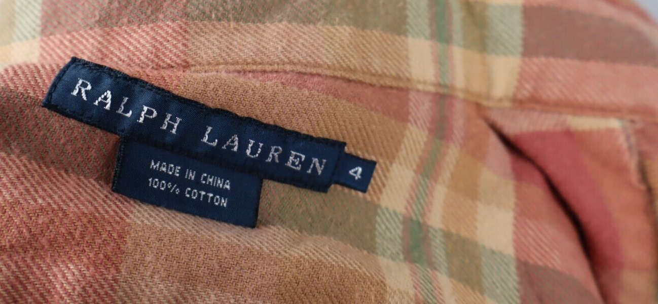 RALPH LAUREN CAMICIA UOMO TG 4 MAN SHIRT CASUAL VINTAGE COTONE COTTON