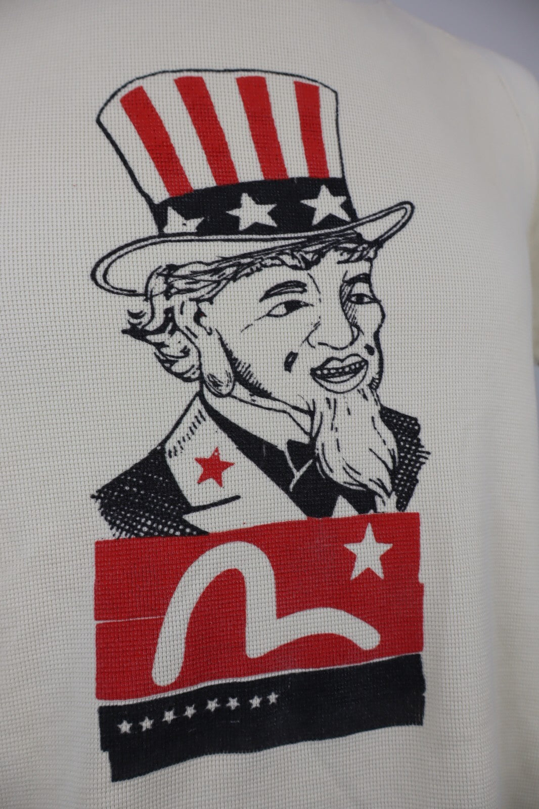 EVISU EU-ED ZIO SAM MAGLIA COTONE UOMO TG. L MAN  T-SHIRT CASUAL VINTAGE COTTON