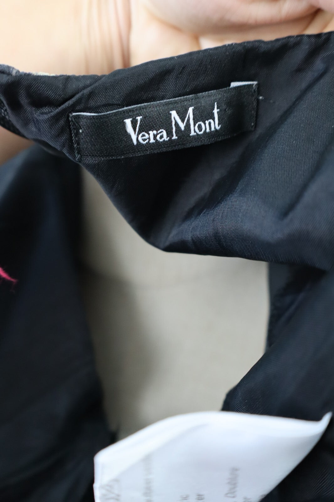 VERA MONT VESTITO DONNA TG 38 WOMAN RETRO' LUXURY VINTAGE CHIFFON Y2K 2000'S