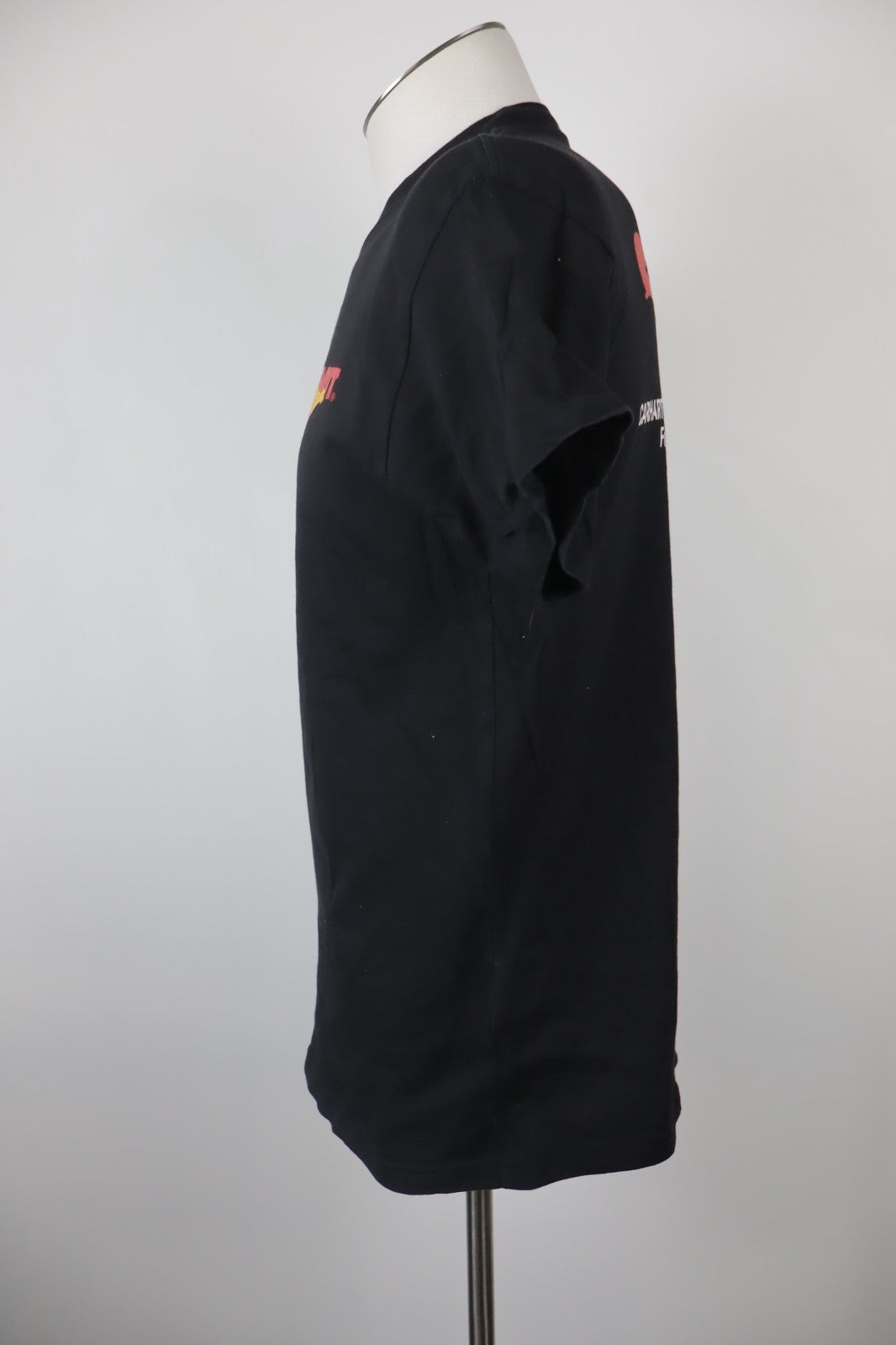 CARHARTT MAGLIA UOMO COTONE TG XS MAN COTTON T-SHIRT CASUAL VINTAGE NERO LOGO