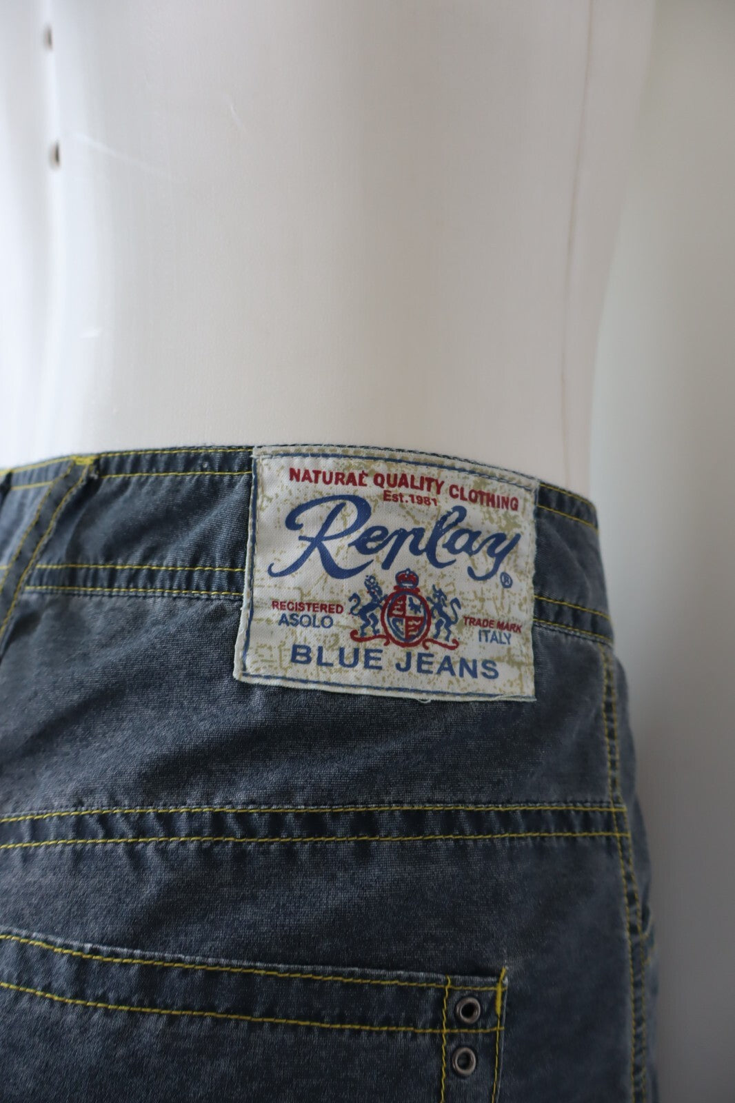 REPLAY COSTUME PANTALONCINO MARE UOMO TG M MEN SWIMSUIT VINTAGE CASUAL