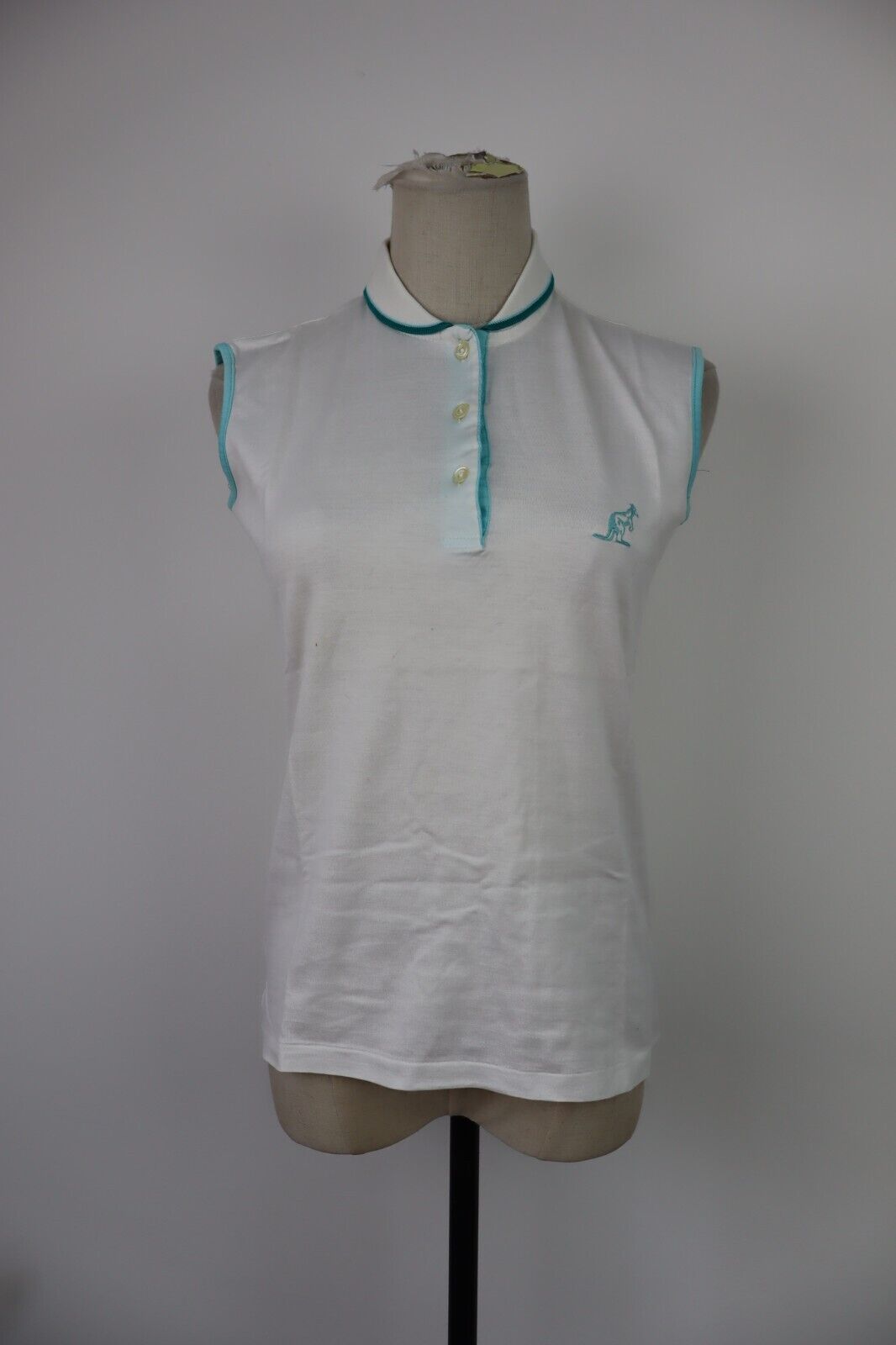 AUSTRALIAN POLO SMANICATA MAGLIA DONNA TG. 41 WOMAN SHIRT CASUAL VINTAGE