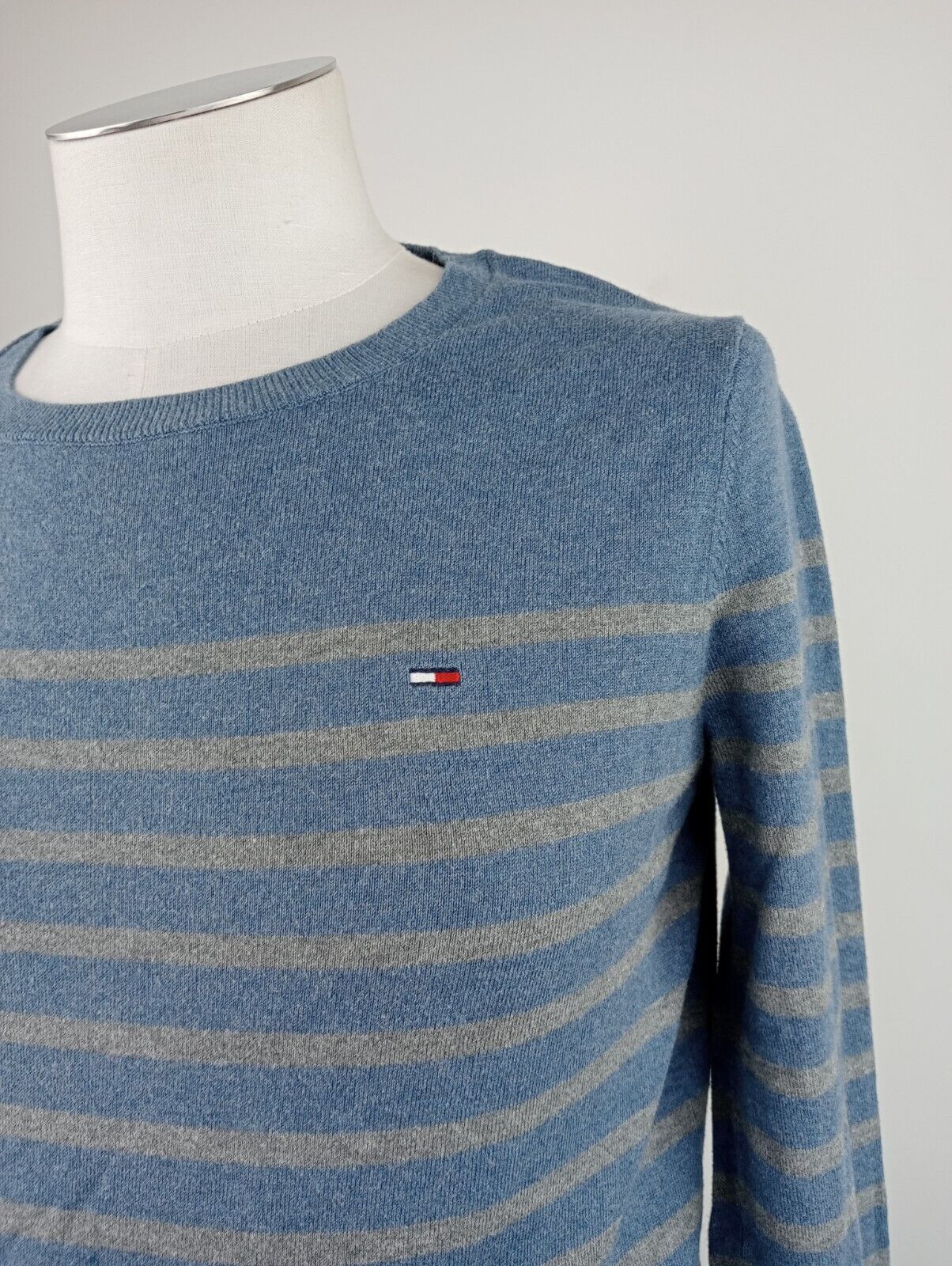 TOMMY HILFIGER MAGLIONE COTONE COTTON UOMO M MAN SWEATER CASUAL VINTAGE ITALY