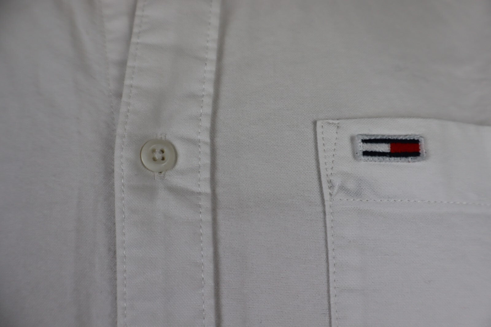 TOMMY JEANS HILFIGER CAMICIA UOMO TG. S MAN CASUAL VINTAGE SHIRT COTONE COTTON