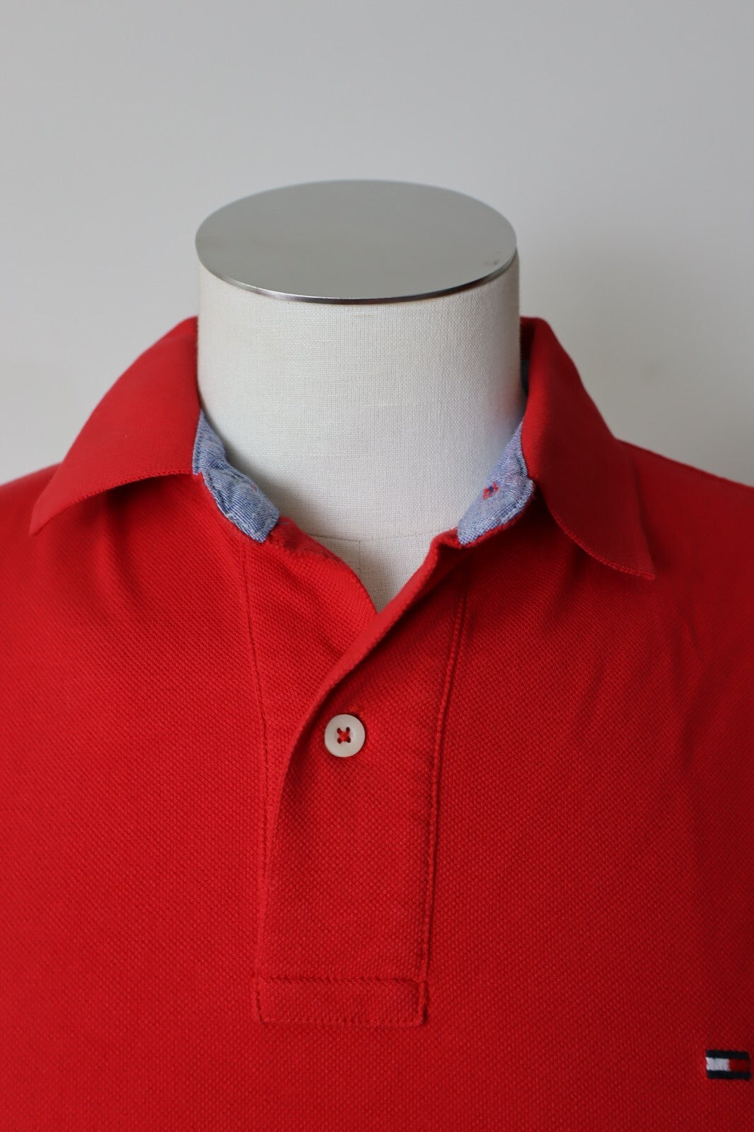 TOMMY HILFIGER MAGLIA UOMO COTONE TG S MAN POLO T-SHIRT CASUAL VINTAGE COTTON