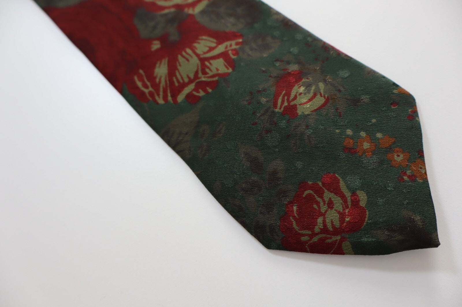 HUBERT MILANO 100% SILK TIE SETA CRAVATTA NECKTIE MADE IN ITALY CLASSIC