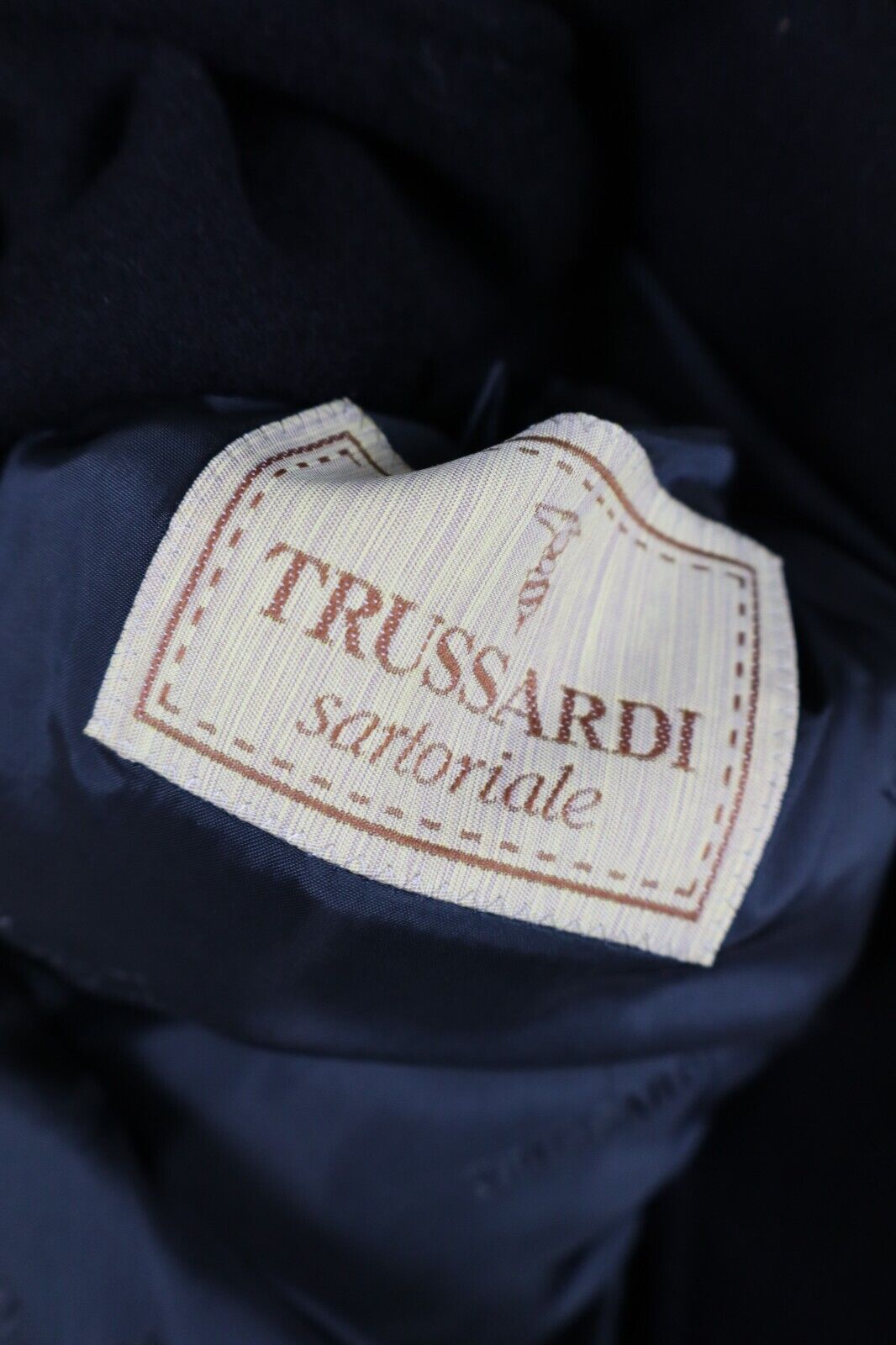 TRUSSARDI CAPPOTTO LANA GIUBBINO UOMO Tg. 2XL MAN CASUAL JACKET VINTAGE