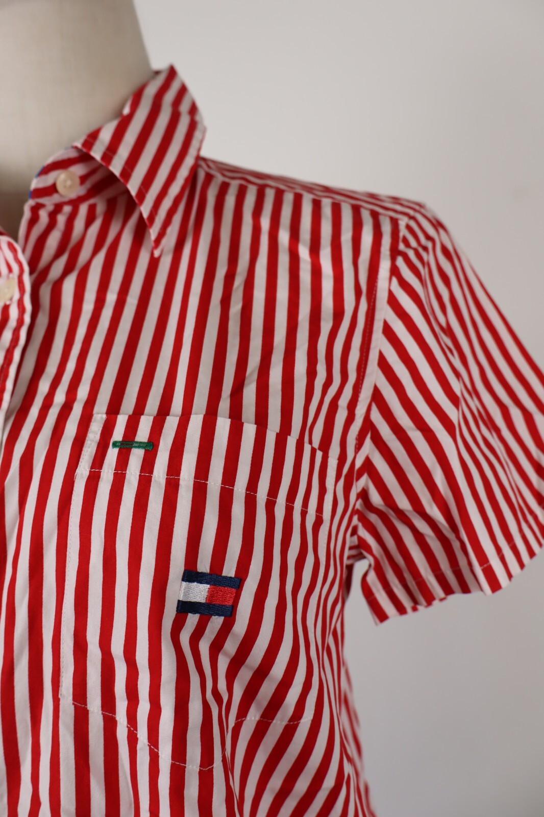 TOMMY HILFIGER CAMICIA  DONNA TG. 6 WOMAN SHIRT CASUAL VINTAGE COTONE