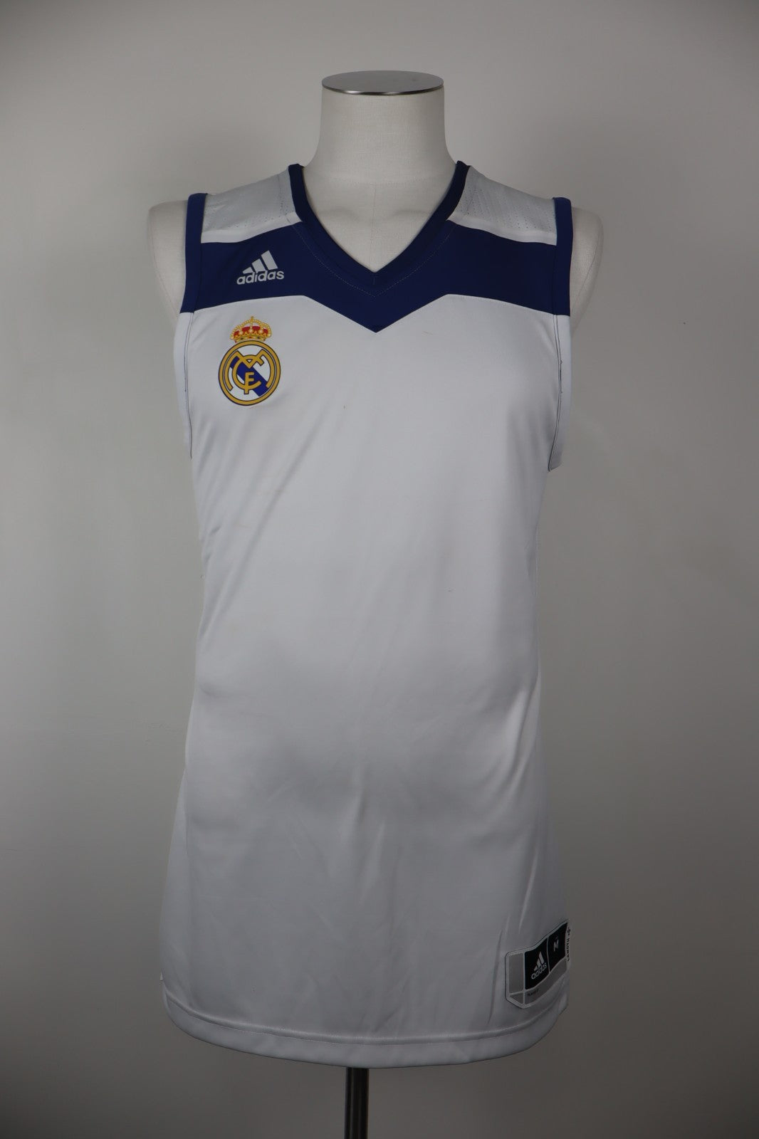 ADIDAS MAGLIA CANOTTA BASKET REAL MADRIDE UOMO Tg M TRIKOT MAN JERSEY 2016/17