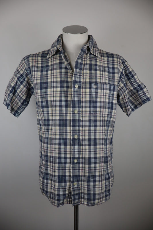MURPHY & NYE CAMICIA UOMO TG. S MAN CASUAL VINTAGE SHIRT COTONE COTTON TASCA