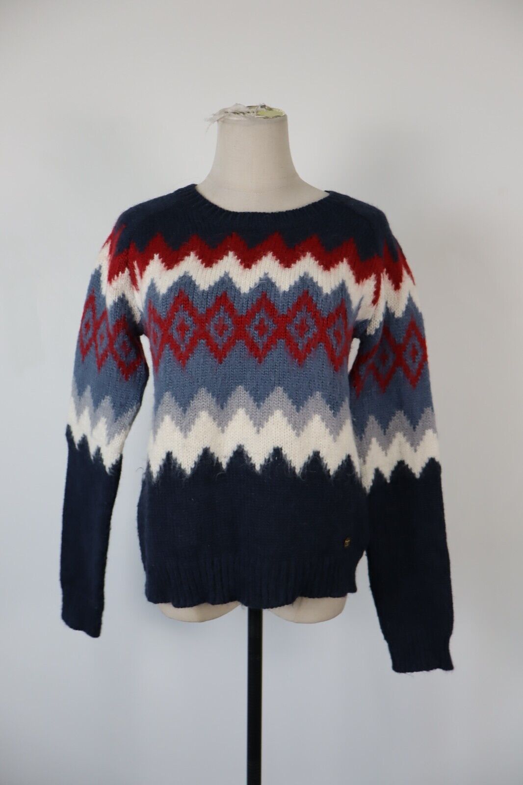 PEPE JEANS MAGLIONE LANA WOOL DONNA Tg. S WOMAN CASUAL SWEATER VINTAGE