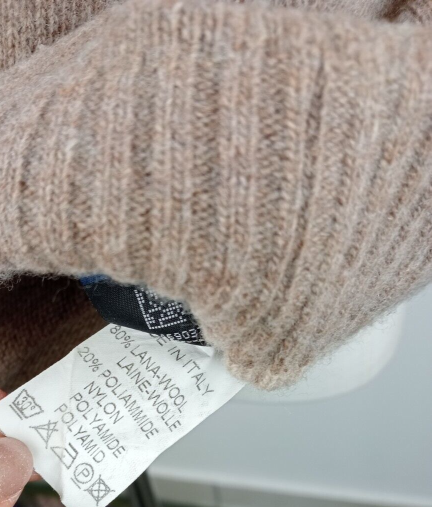 ELLESSE MAGLIONE LANA WOOL VINTAGE UOMO Tg. XL MAN SWEATER CASUAL