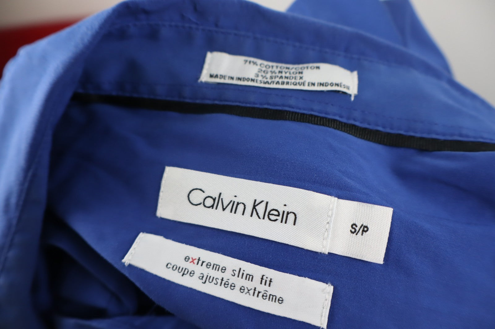 CALVIN KLEIN JEANS CAMICIA UOMO XL SLIM MAN CASUAL VINTAGE SHIRT COTONE COTTON