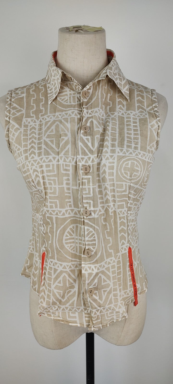 DIESEL CAMICIA DONNA COTONE TG. M WOMAN COTTON SHIRT CASUAL VINTAGE