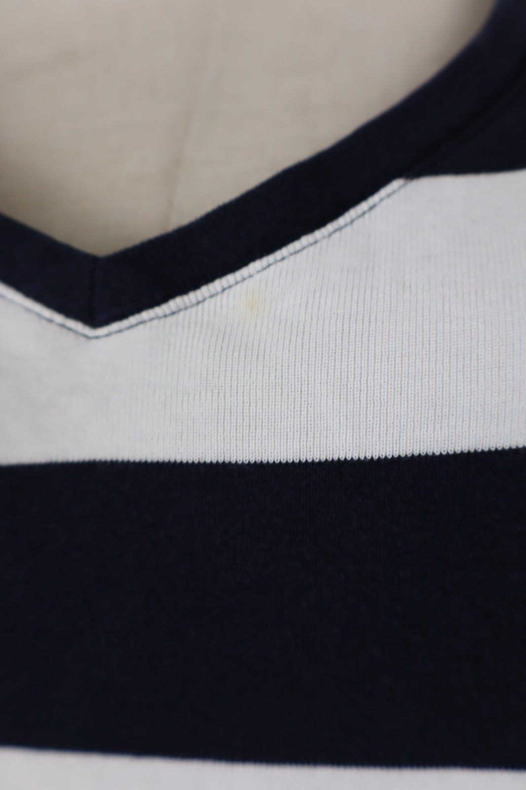 TOMMY HILFIGER MAGLIA COTONE DONNA TG. L WOMAN CASUAL VINTAGE T-SHIRT A RIGHE