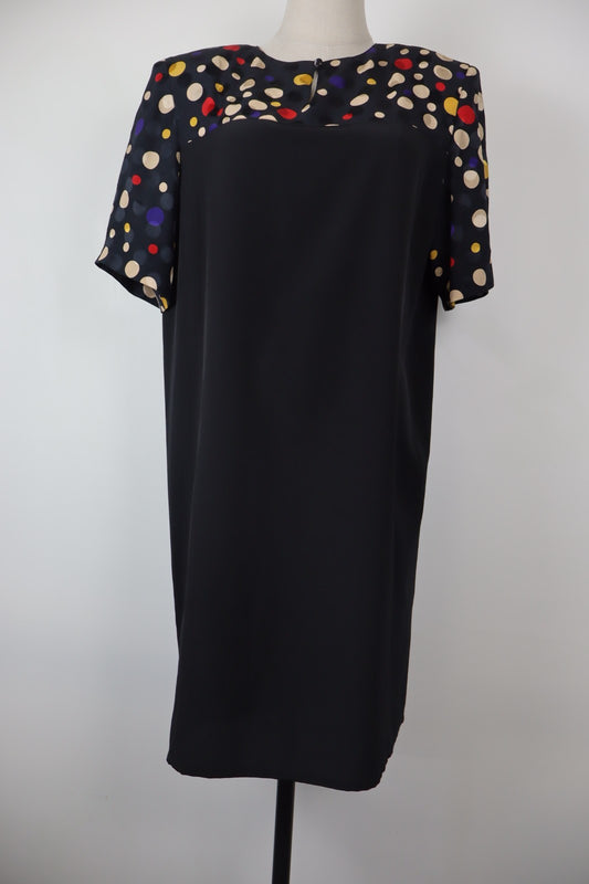 ROCCOBAROCCO VESTITO DONNA TG . L WOMAN CASUAL VINTAGE DRESS VISCOSA