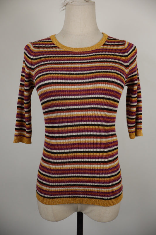 LIU JO MILANO MAGLIA DONNA TG. S WOMAN CASUAL VINTAGE T-SHIRT MANICA A 3/4