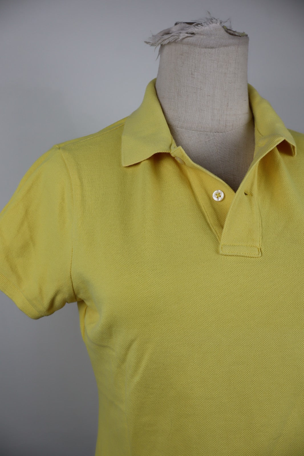 RALPH LAUREN SKINNY POLO DONNA COTONE TG. S WOMAN SHIRT CASUAL VINTAGE COTTON