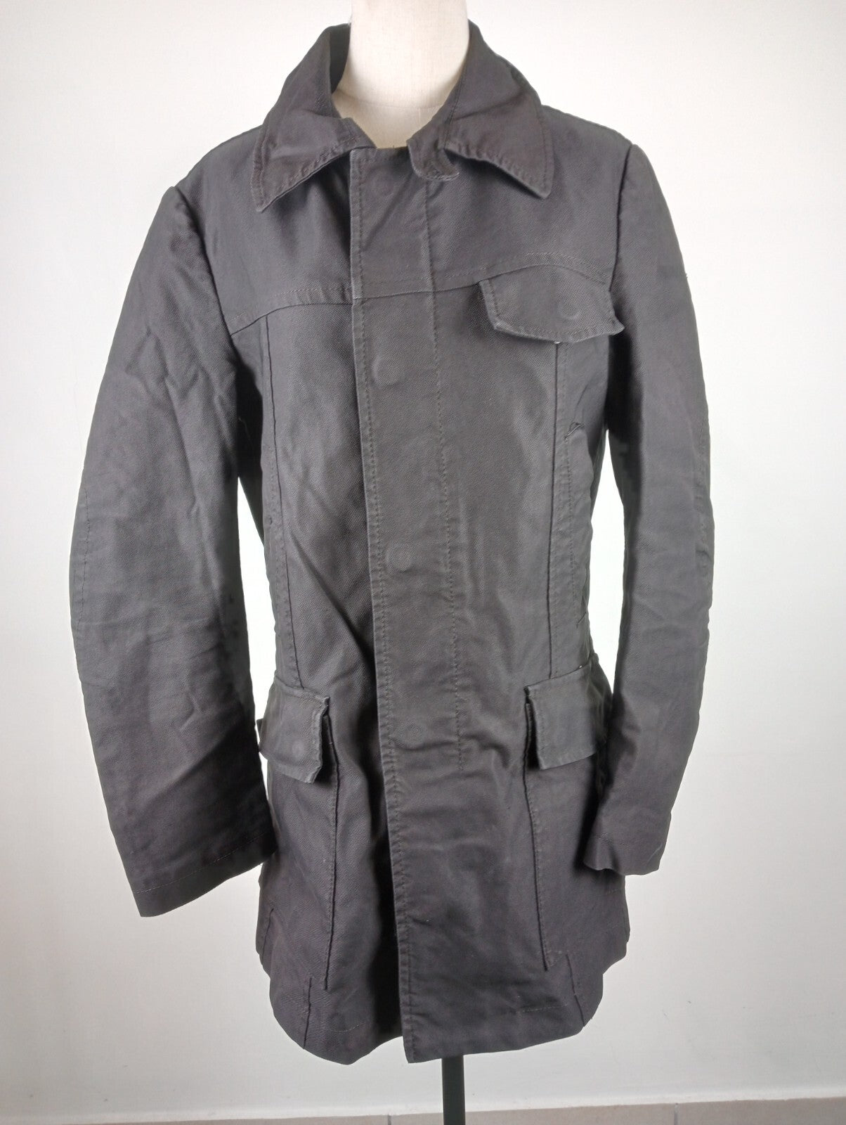 PEUTEREY GIUBBINO DONNA Tg. 48 GIACCA COTONE COTTON WOMAN CASUAL JACKET VINTAGE