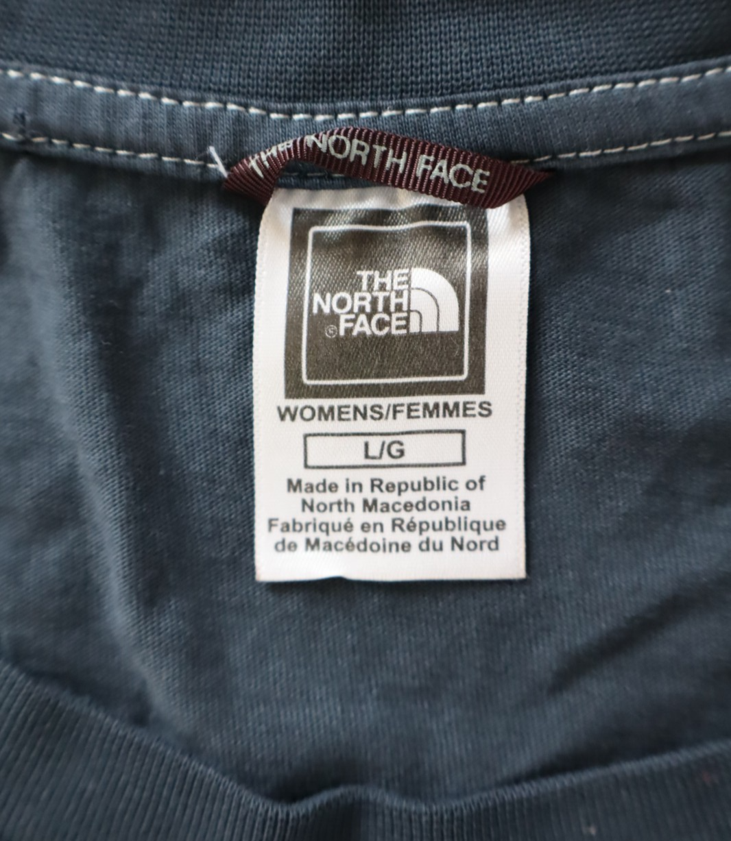 THE NORTH FACE MAGLIA DONNA TG L WOMAN CASUAL VINTAGE COTTON T-SHIRT COTONE