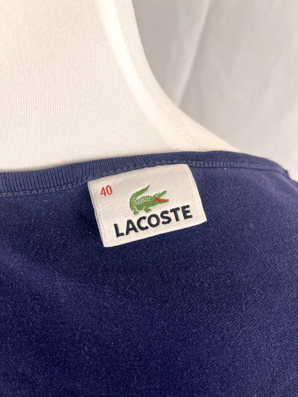 LACOSTE MAGLIA DONNA TG. 40 WOMAN CASUAL VINTAGE T-SHIRT COTONE COTTON