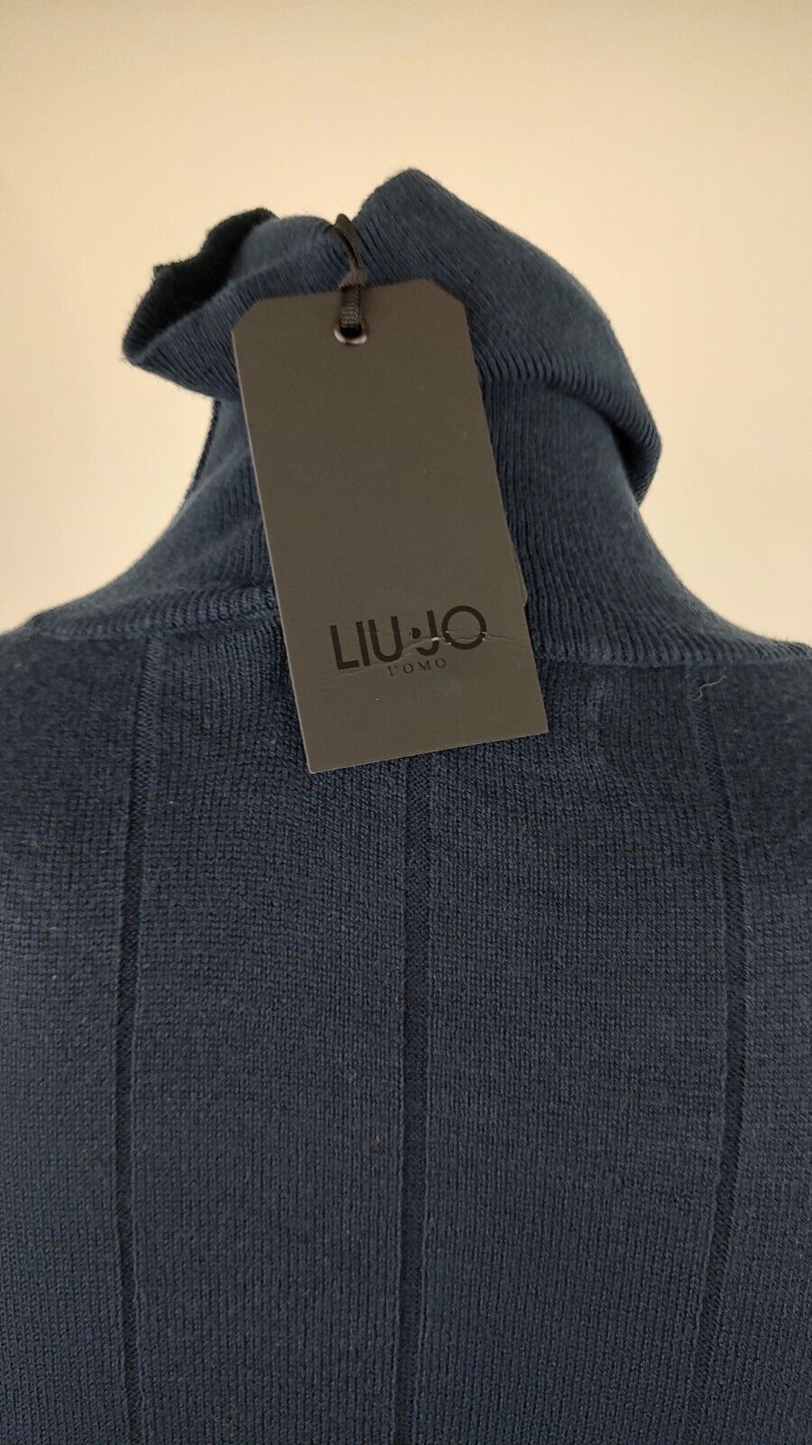 LIU JO MAGLIONE COTONE CASHMERE VINTAGE UOMO XXL MAN SWEATER CASUAL VINTAGE