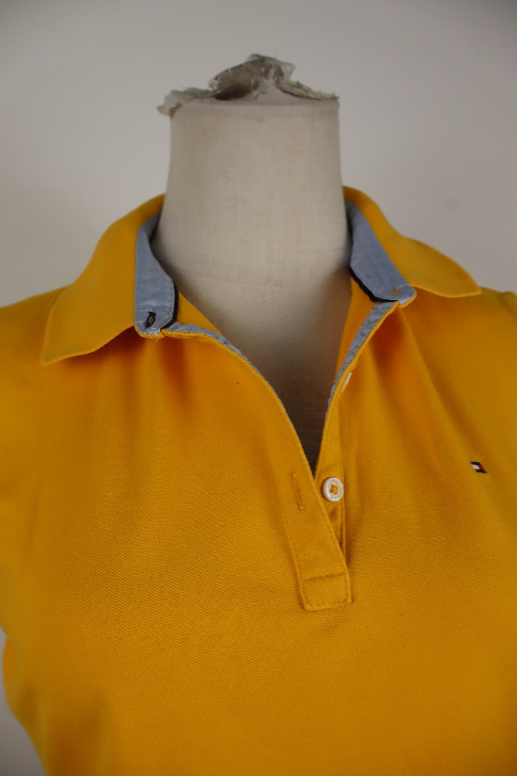 TOMMY HILFIGER MAGLIA POLO DONNA TG S WOMAN CASUAL VINTAGE TOP T-SHIRT COTONE