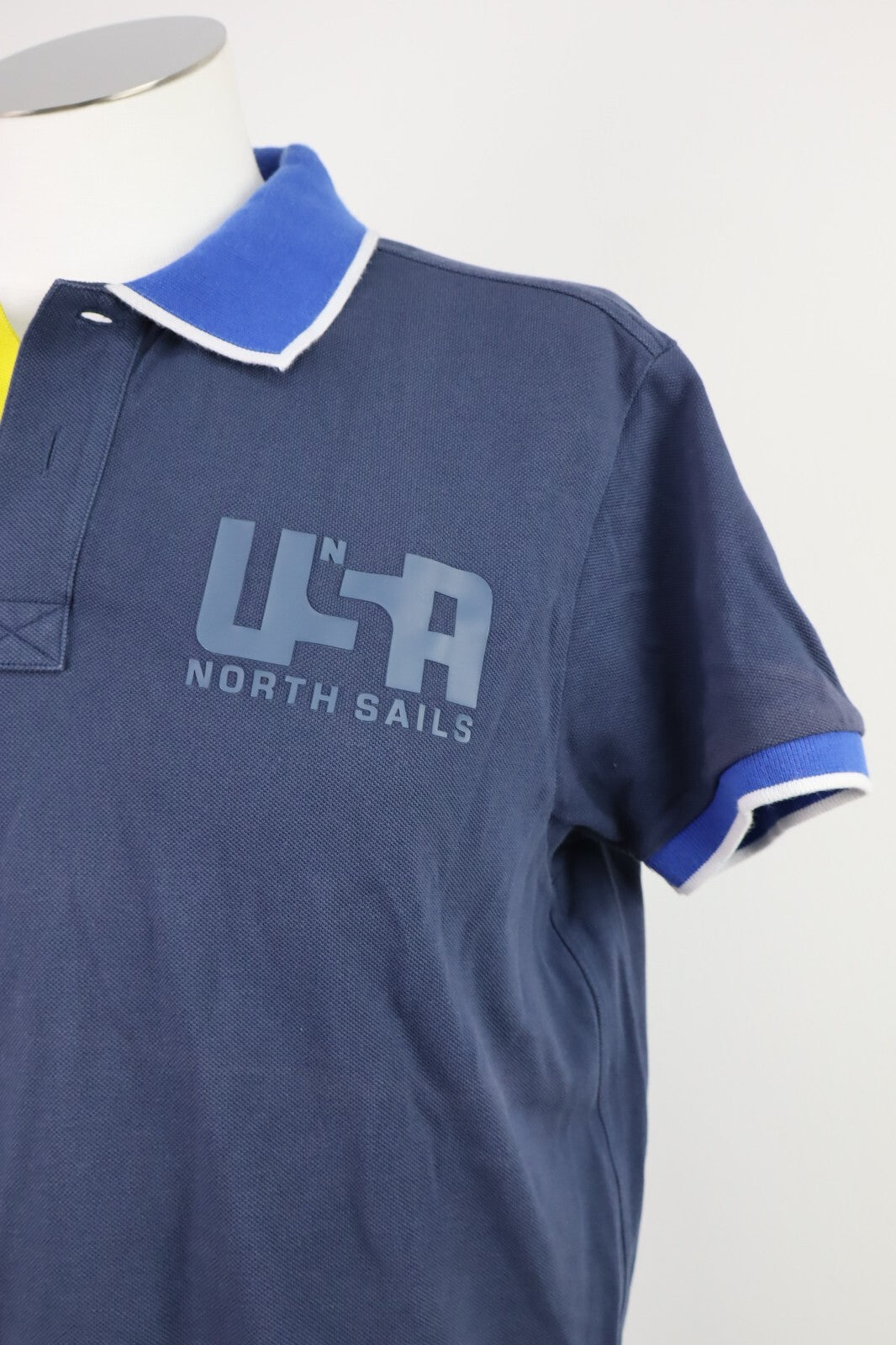 NORTH SAILS MAGLIA POLO COTONE UOMO TG. L MAN POLO SHIRT CASUAL VINTAGE COTTON