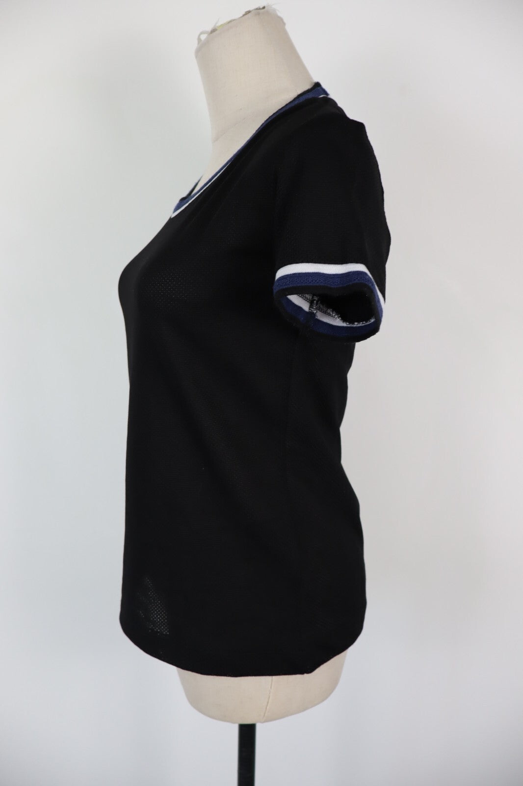 BLAUER USA MAGLIA DONNA TG. S WOMAN CASUAL VINTAGE T-SHIRT TOP A RETE