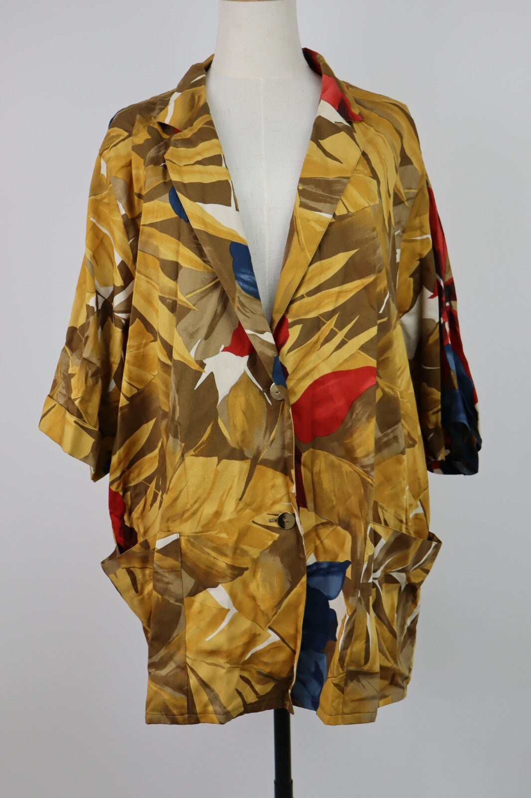 MARINA RINALDI BLAZER GIACCA DONNA Tg 31 WOMAN VINTAGE CASUAL JACKET COTONE