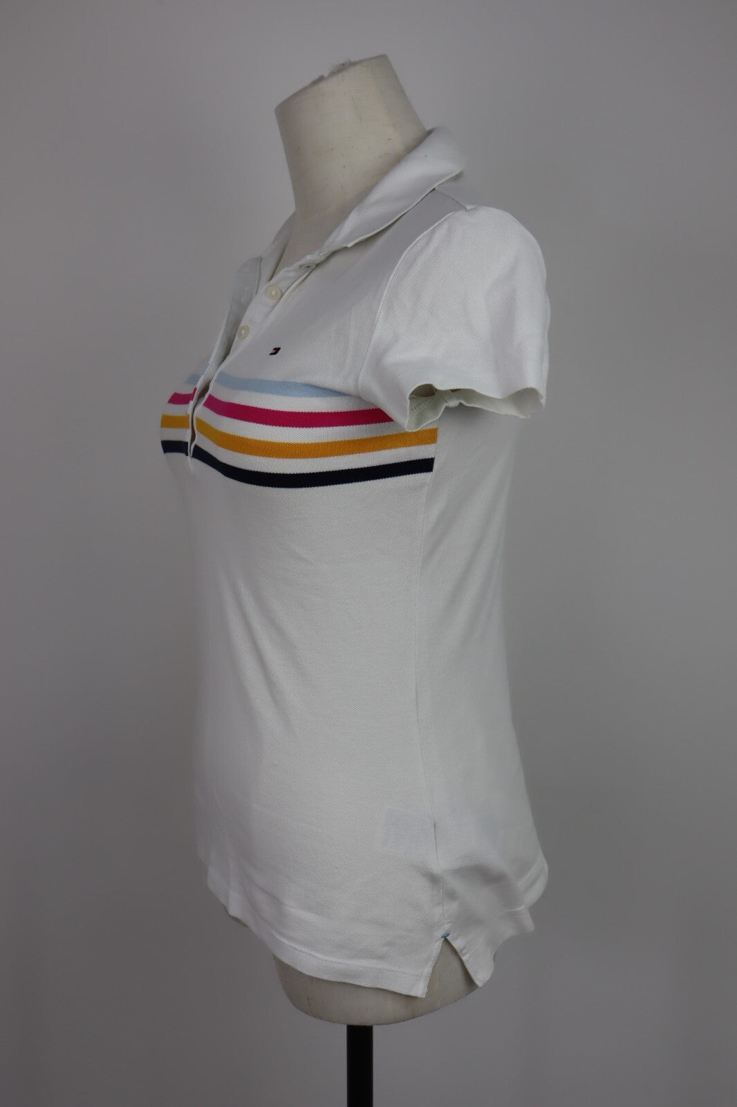 TOMMY HILFIGER MAGLIA POLO DONNA TG XS WOMAN CASUAL VINTAGE TOP T-SHIRT