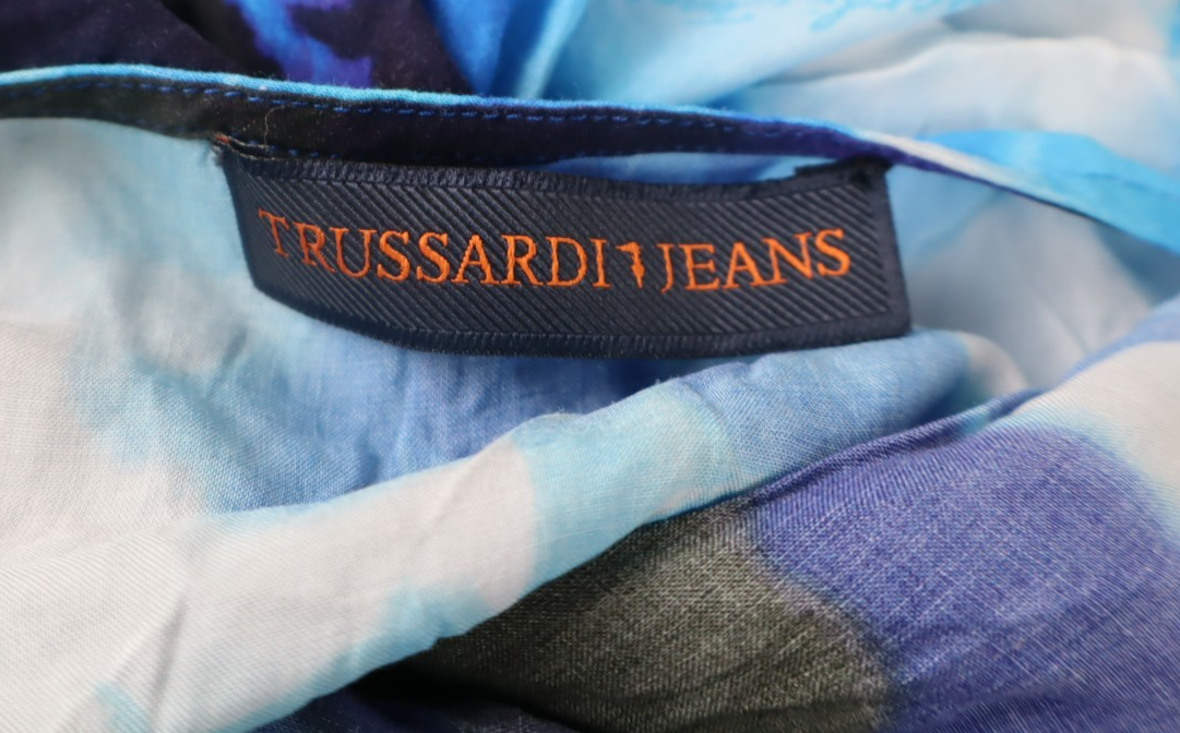 TRUSSARDI JEANS CANOTTA MAGLIA TOP DONNA TG 42 WOMAN CASUAL VINTAGE T-SHIRT