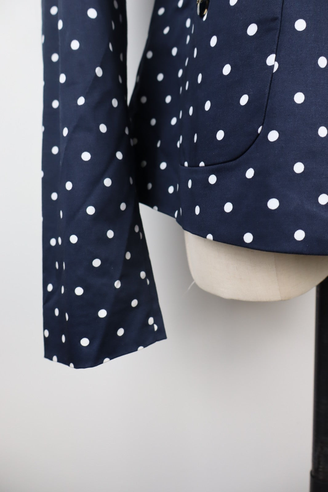 EMME MARELLA BLAZER GIACCA COTONE DONNA Tg 52 WOMAN CASUAL VINTAGE JACKET POIS