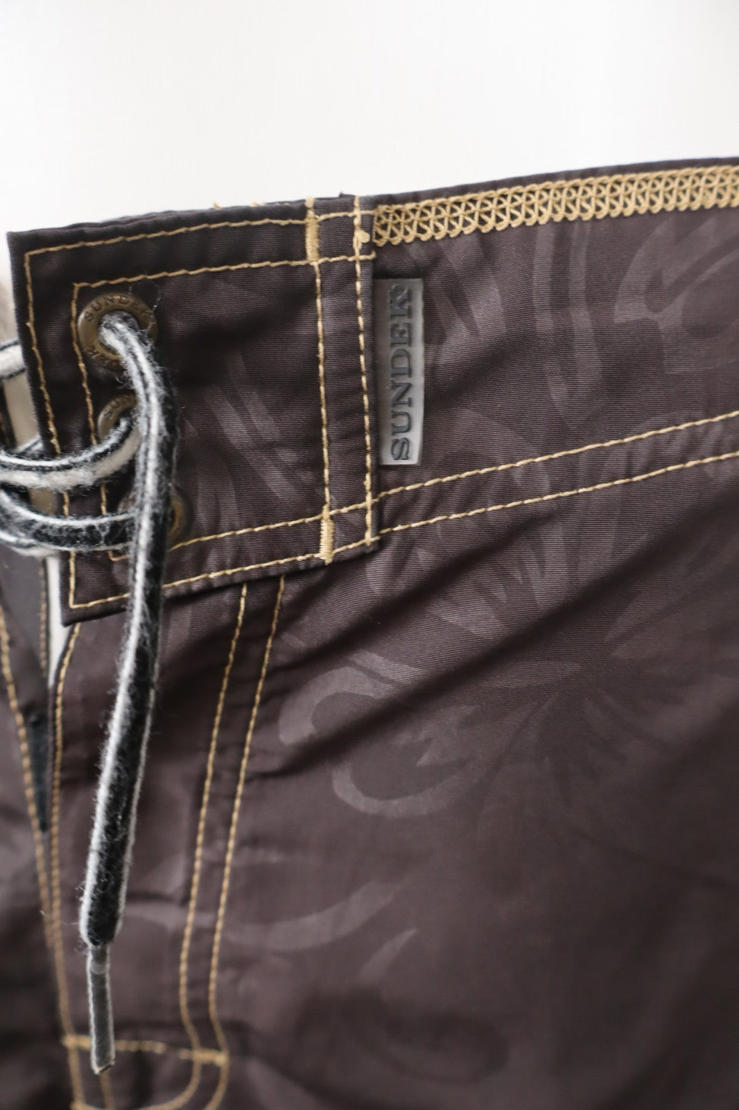 SUNDEK COSTUME PANTALONCINO MARE UOMO TG 37 MEN SWIMSUIT VINTAGE CASUAL