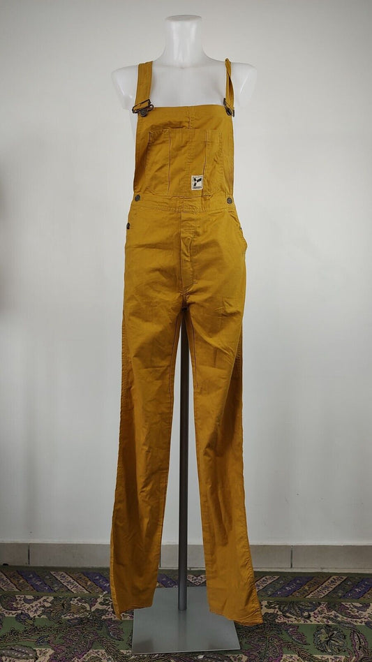 CARRERA COMPLETO DONNA PANTALONE Tg 35 SALOPETTE ONE PIECE VINTAGE VELLUTO