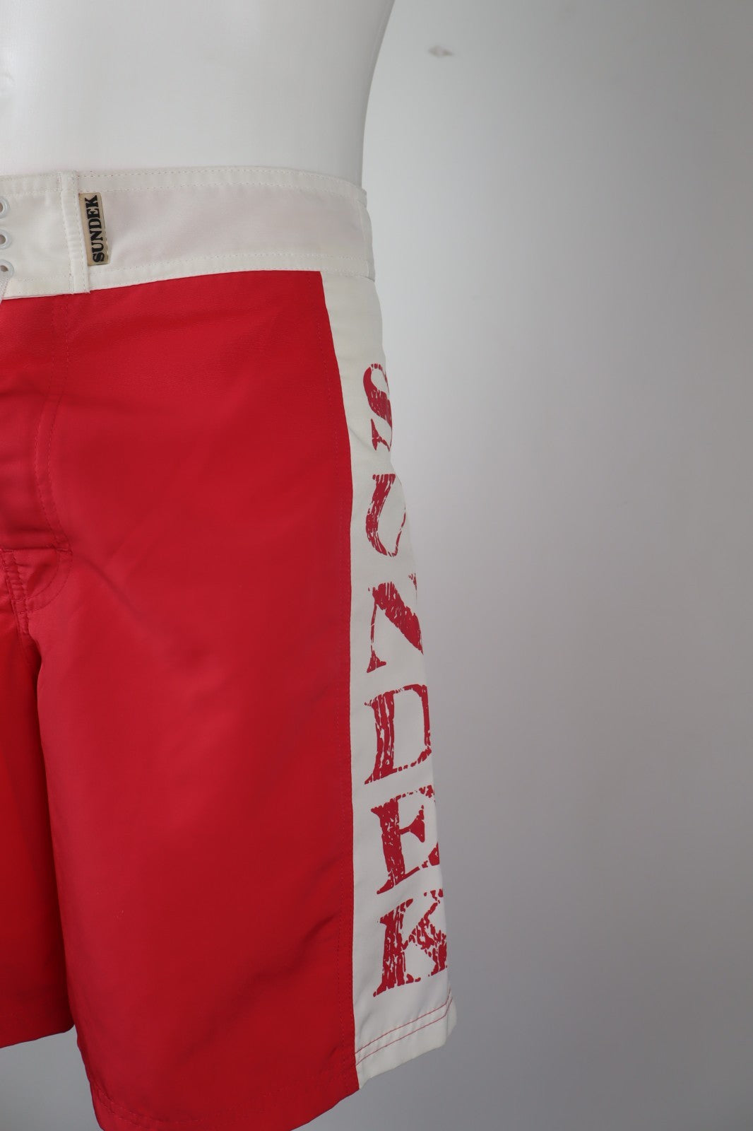 SUNDEK COSTUME PANTALONCINO MARE UOMO TG 30 MEN SWIMSUIT VINTAGE CASUAL LOGO