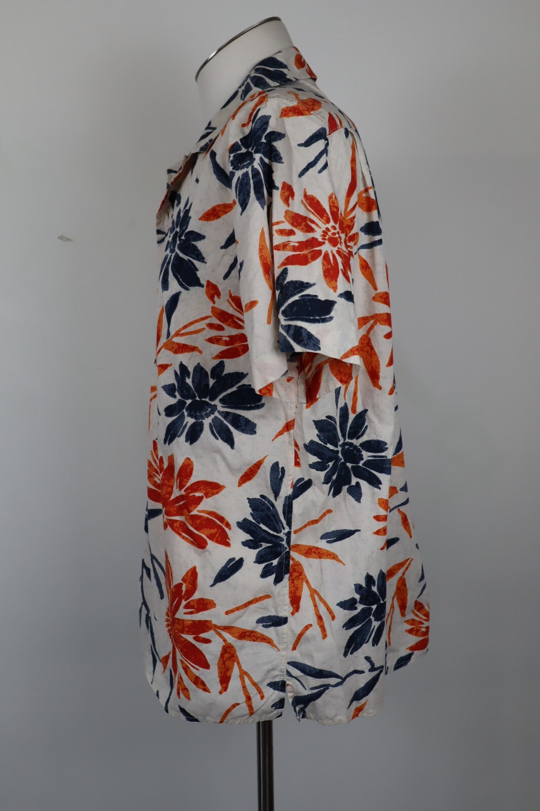 GAS CAMICIA UOMO TG. L MAN CASUAL VINTAGE SHIRT COTONE COTTON FLORAL