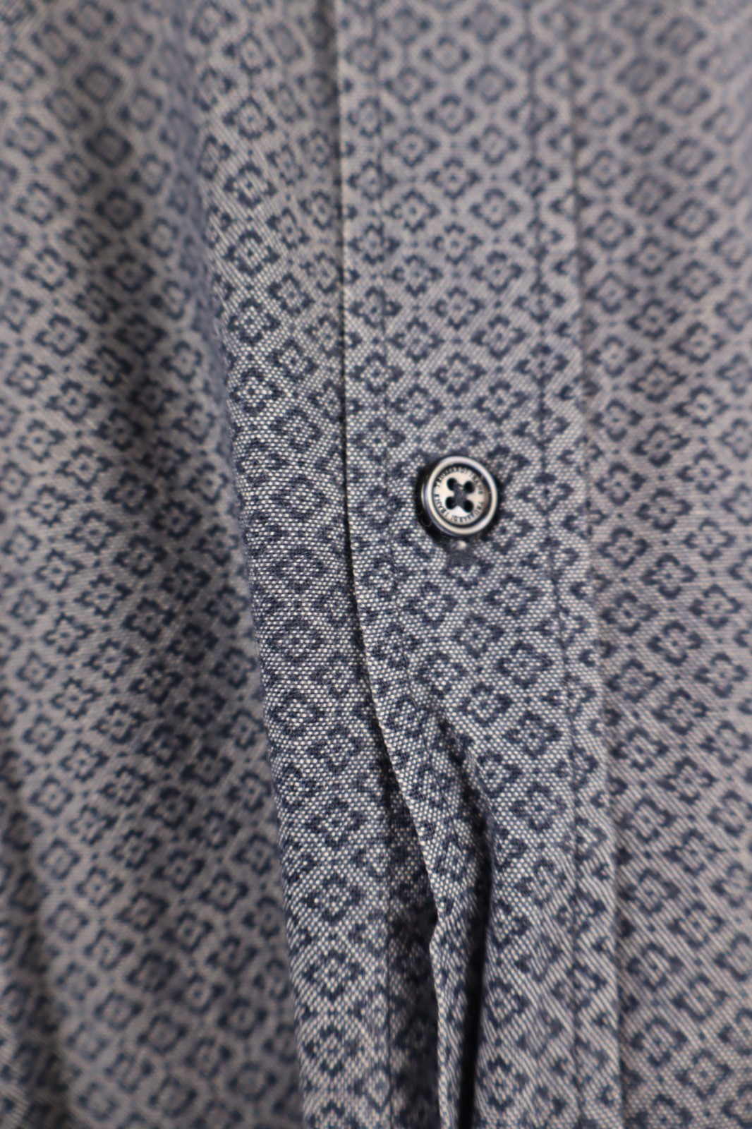 TRUSSARDI JEANS CAMICIA UOMO TG. 43 MAN CASUAL VINTAGE SHIRT COTONE COTTON LOGO