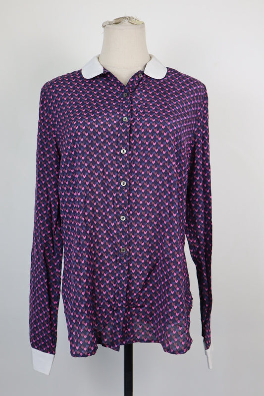 TOMMY HILFIGER  CAMICIA DONNA TG L WOMAN SHIRT CASUAL VINTAGE COTONE