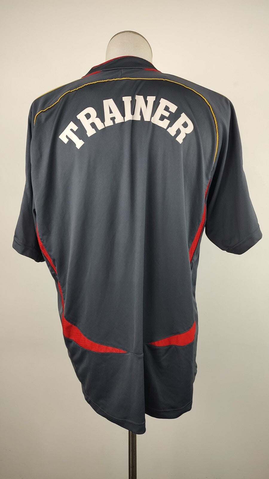 ZEUS PALMESE TRAINER MAGLIA CALCIO UOMO Tg XL SOCCER JERSEY TRIKOT VINTAGE