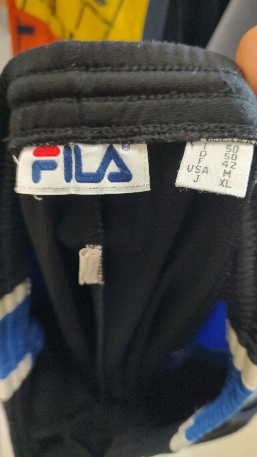 FILA TUTA COMPLETA DUE PEZZI Tg. 50 TRACKSUIT JACKET GIACCA PANTS UOMO SPORT
