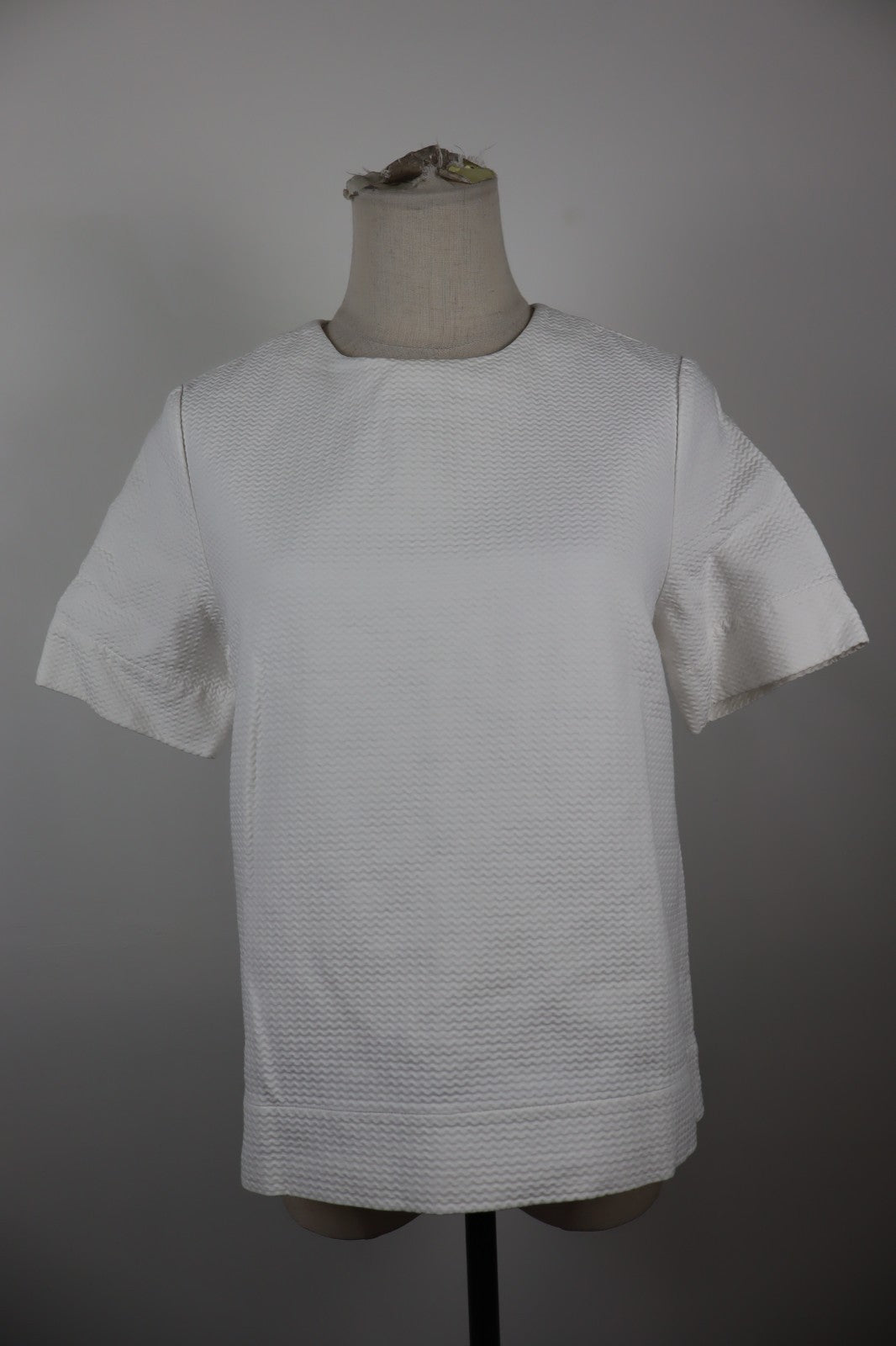 TOMMY HILFIGER MAGLIA DONNA TG M WOMAN CASUAL VINTAGE TOP T-SHIRT COTONE CON ZIP