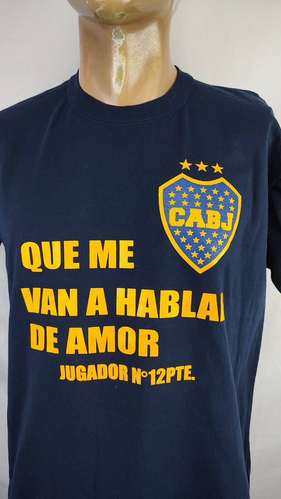 CABJ BOCA JUNIORS ARGENTINA MAGLIA CALCIO Tg 2XL VINTAGE SOCCER JERSEY