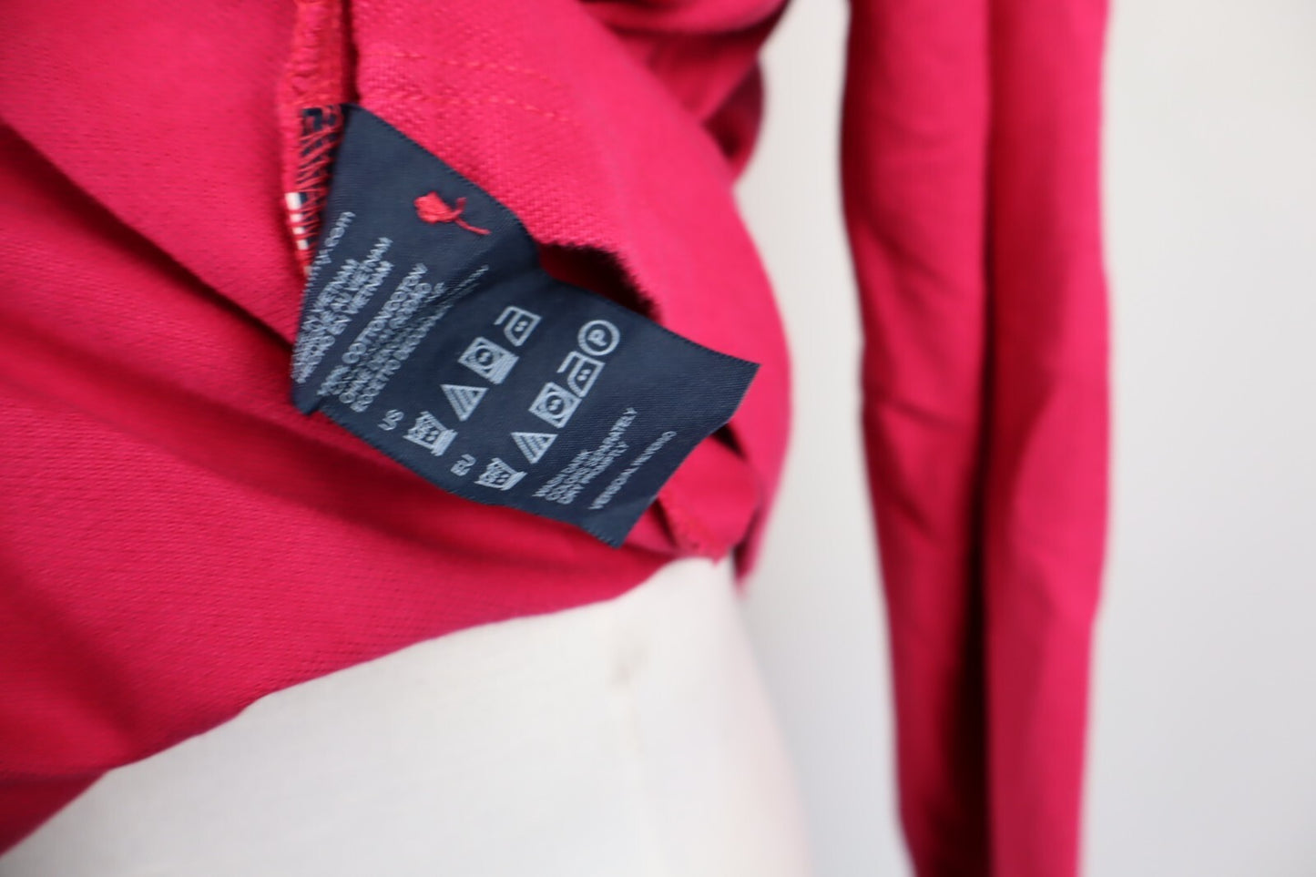 TOMMY HILFIGER POLO MAGLIA UOMO TG L MAN COTONE T-SHIRT CASUAL VINTAGE