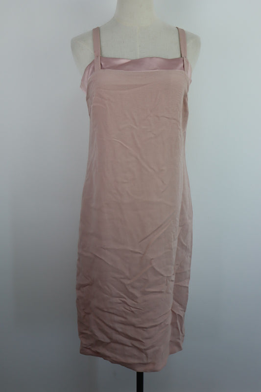 EMME MARELLA VESTITO SMANICATO DONNA ABITO TG 42 WOMAN CASUAL DRESS CUPRO